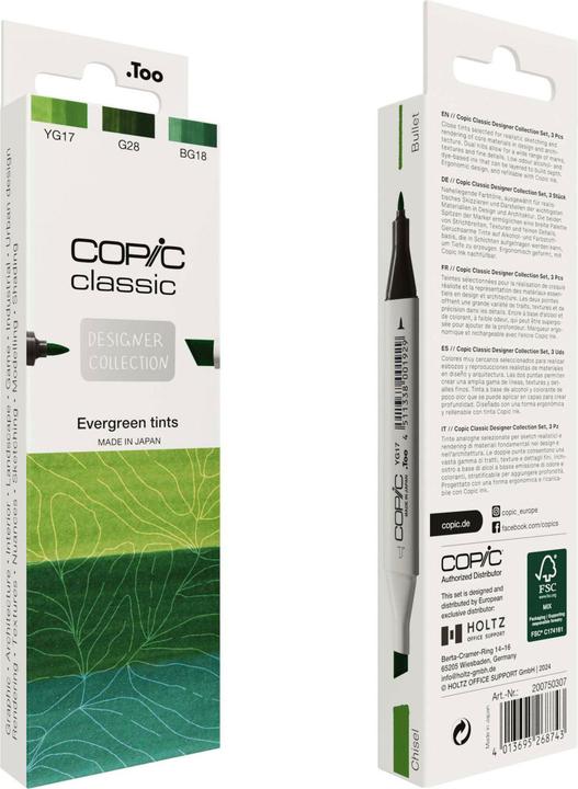 Produktbild Copic Classic Designer Collection (3x)