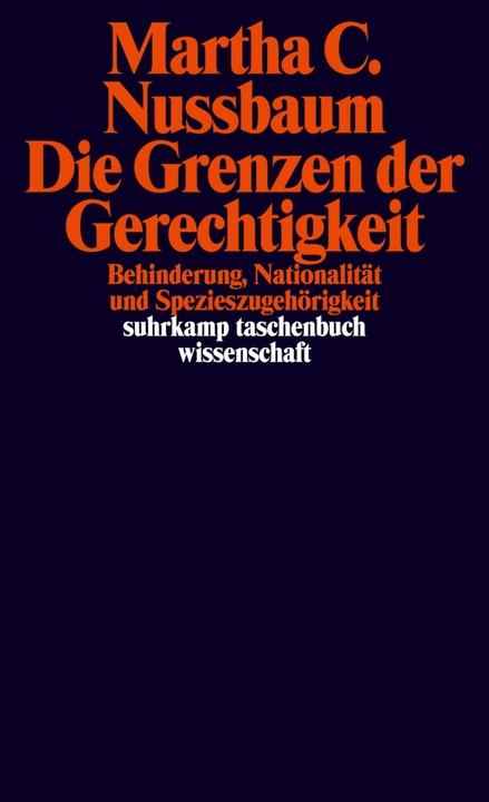 Produktbild Die Grenzen der Gerechtigkeit (Deutsch, Eva Engels, Martha C Nussbaum, Robin Celikates, 2014)
