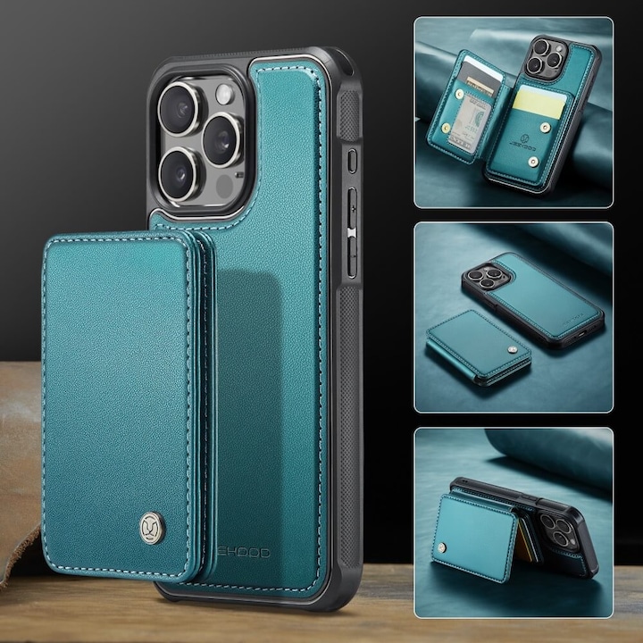 Produktbild Cover-Discount iPhone 16 Pro Max - 2-in-1 Backcover mit Kreditkarten-Etui (Apple iPhone 16 Pro Max)