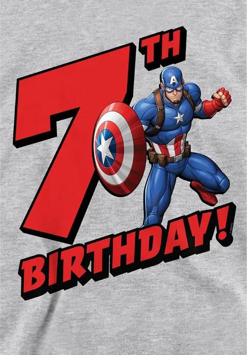 Image du produit Captain America - Sweat à capuche 7TH BIRTHDAY - Enfant (152, 158)