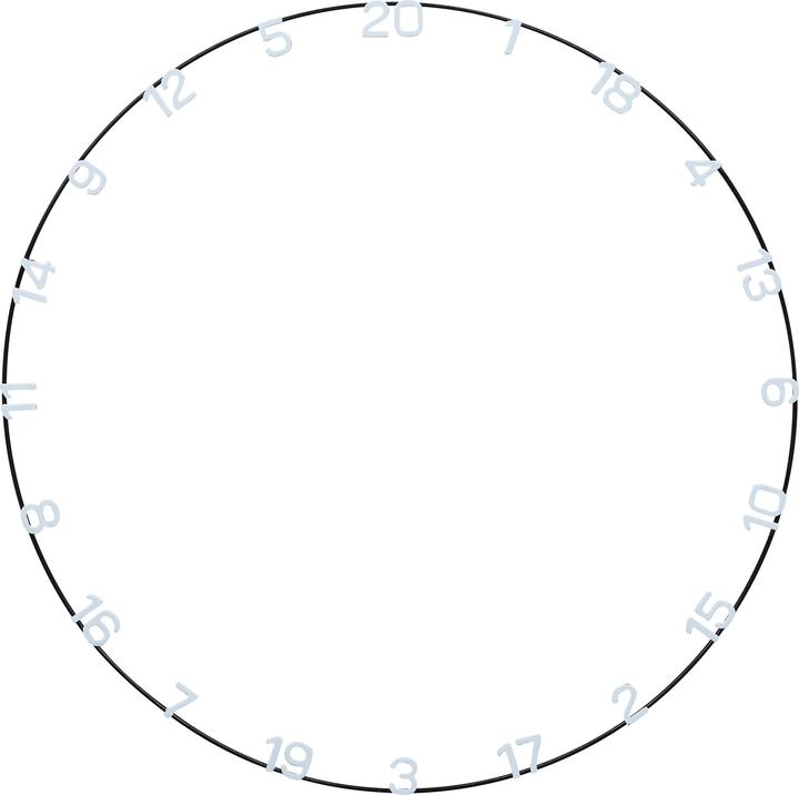 Unicorn Ultra-Vis Number Ring