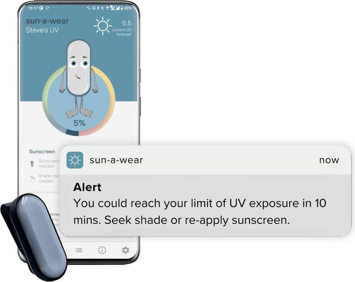 Produktbild Sun-a-wear UV Sensor (1 x)