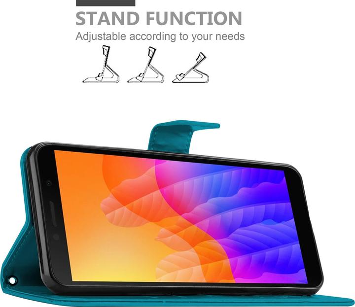 Produktbild Cadorabo Flower Book Cover (Huawei Y5p)