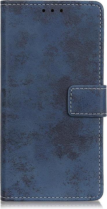 Produktbild Cover-Discount Xiaomi 11T - Vintage Etui Wildleder Optik dunkelblau (Xiaomi 11T Pro, Xiaomi 11T)