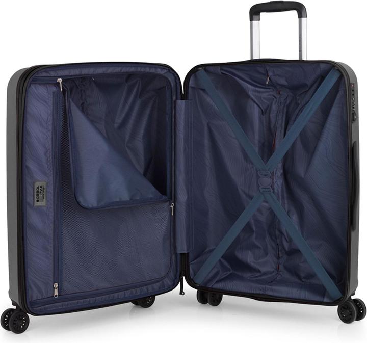 Immagine prodotto Gabol Set di valigie Montreal a 4 ruote 3 pezzi con piega elastica (121 l)