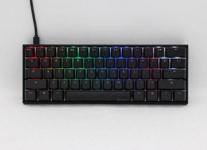Image du produit Ducky Clavier mécanique Mecha Mini, PBT, MX Red, RGB, DE-Layout (Allemagne, Filaire)