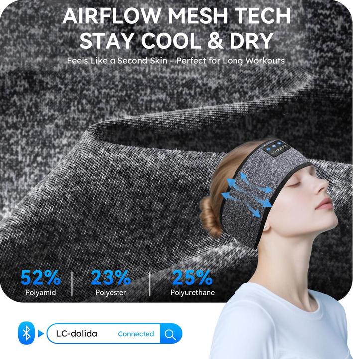 Image du produit LC-dolida Bluetooth Schlafkopfhörer Stirnband (Sans fil)