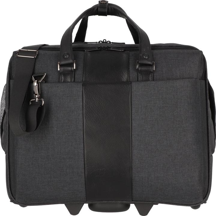 Produktbild Dermata Business Laptop Trolley Canvas 3497CV Zwart (32 l)