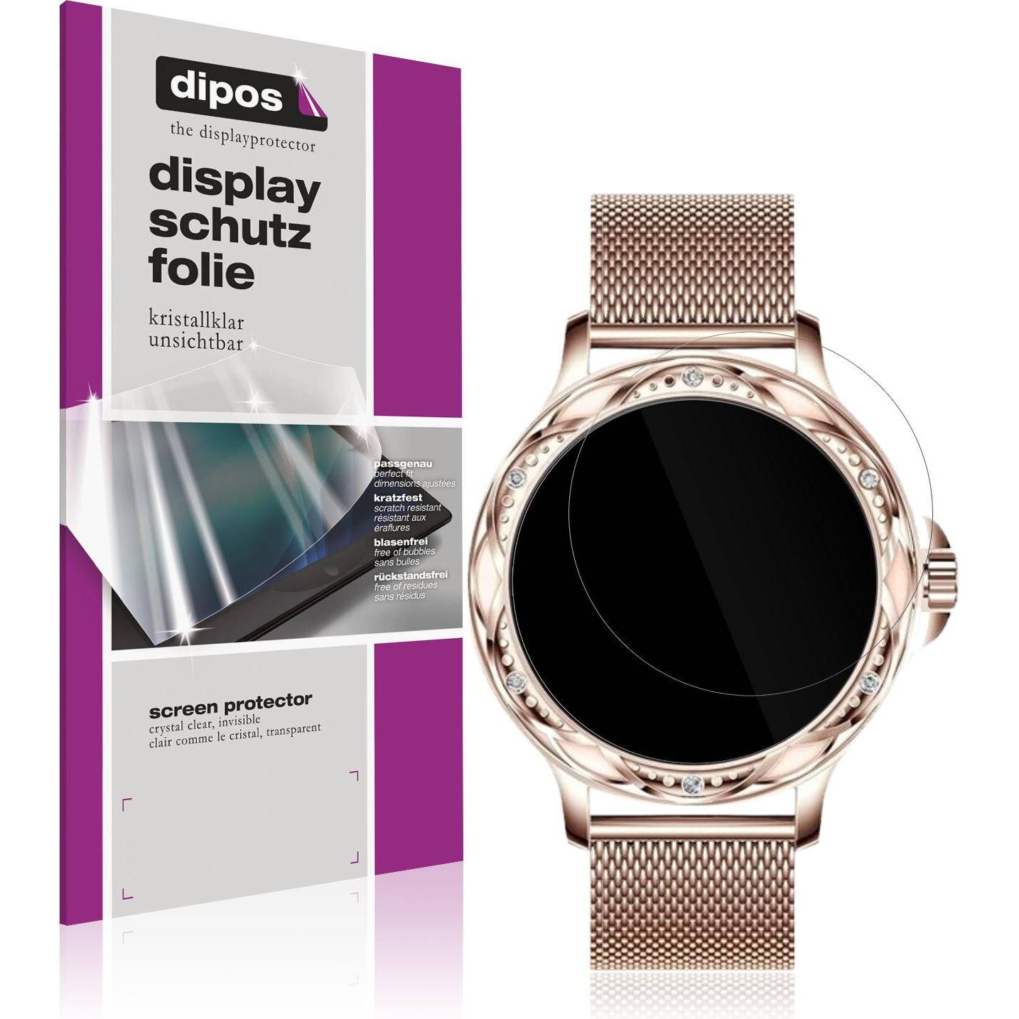 Dipos Schutzfolie Klar für Fsdibst FS31 1.72 Zoll, Smartwatch Schutzfolie, Transparent