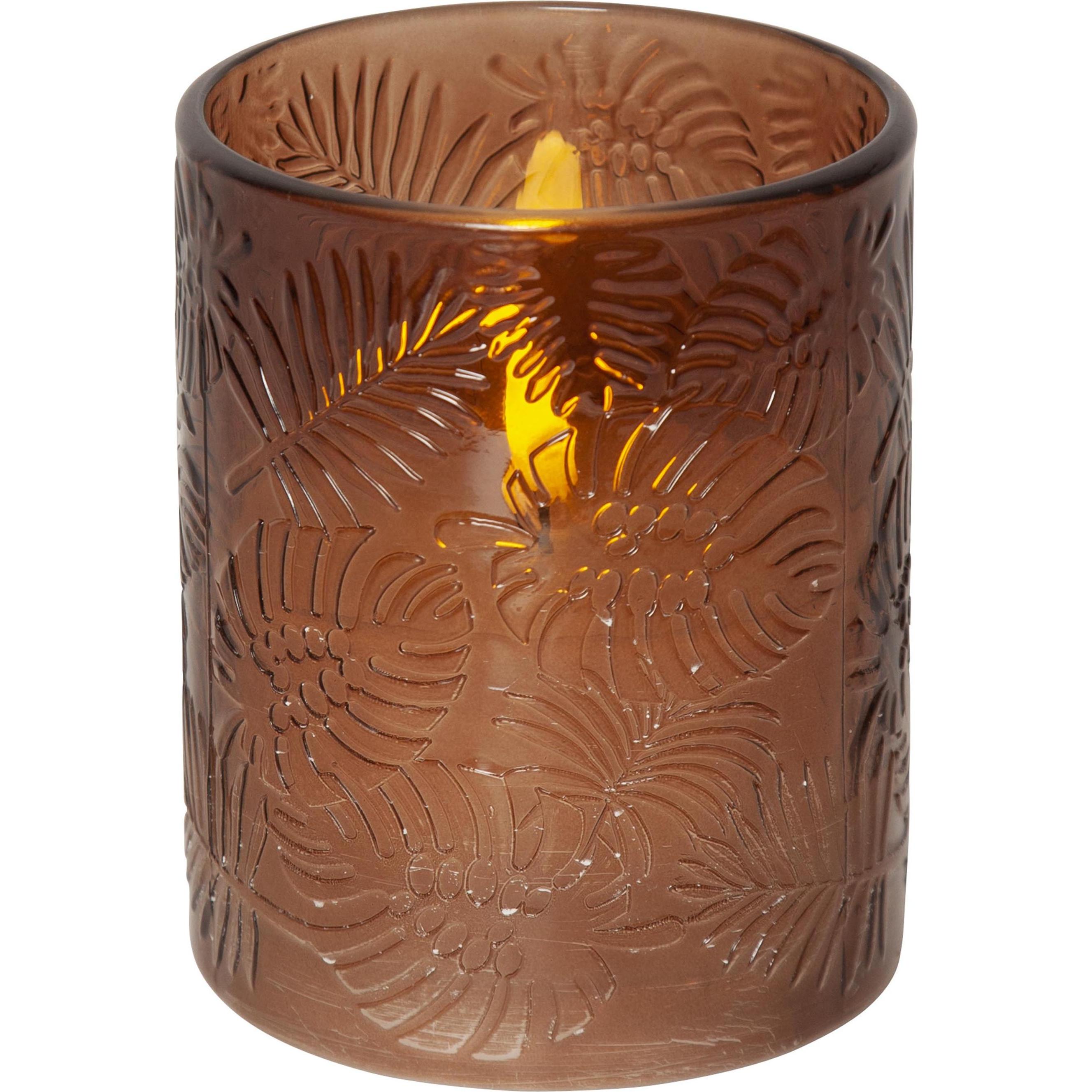 Star Trading, LED Kerzen, LED Pillar Kerze Flamme Leaf (1 x)
