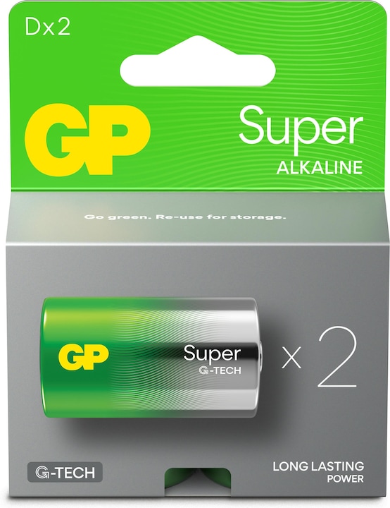 Immagine prodotto GP Batteries Super (2 pz., D)