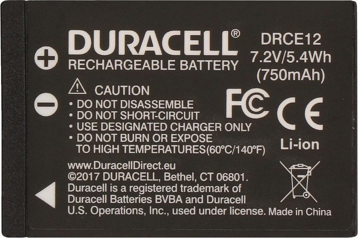Actual product image Duracell Lp-E12 (Rechargeable battery)