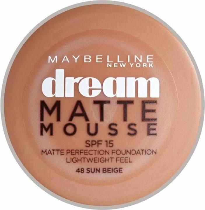 Actual product image Maybelline New York Dream Matte Mousse (48 Sun Beige)