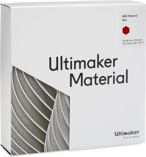 Immagine prodotto Ultimaker Abs (ABS, 2.85 mm, 750 g, Rosso)