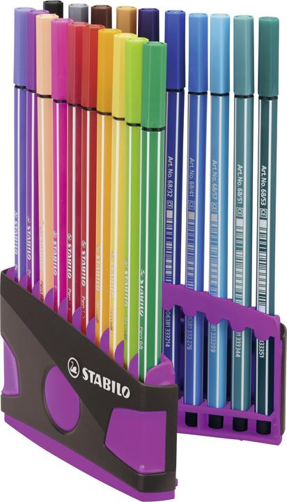 Actual product image STABILO Fibre-tip pen 68 Colorparade (20 x)