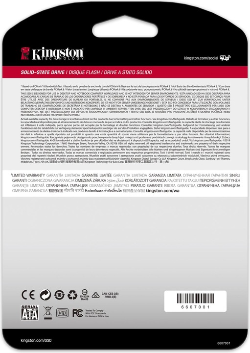 Actual product image Kingston A400 (120 GB, M.2 2280)