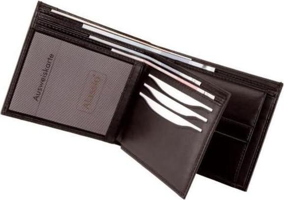 Immagine prodotto Portafoglio combinato, nappa, nero