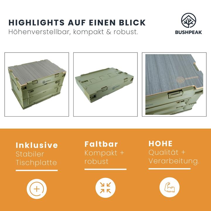 Image du produit Army Shop Boîte de rangement pliable - Flexbox 50L (50 l)