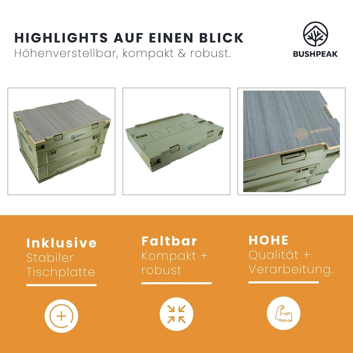 Produktbild Army Shop Faltbare Aufbewahrungsbox - Flexbox 50L (50 l)