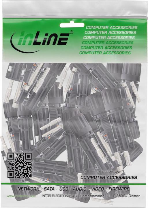 Produktbild InLine 20er Set ® Solar Photovoltaik Steckverbinder, 20x Stecker + 20x Buchse (Solarstecker)
