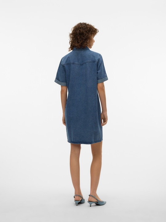Produktbild Vero Moda VMJENNIE Kurzes Kleid Jeanskleid (XL)