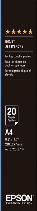 Actual product image Epson Premium Semigloss (251 g/m², A4, 20 x)