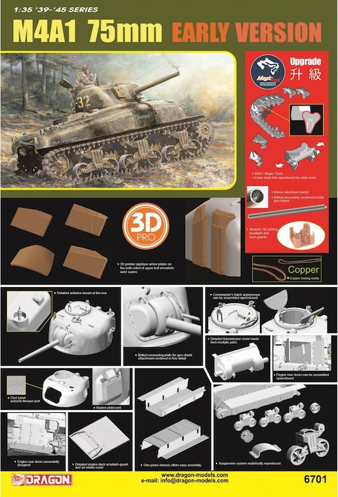 Produktbild Dragon 1:35 M4A1 Early Version