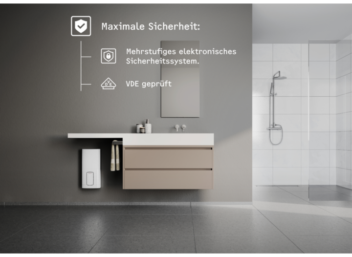 Produktbild Stiebel Eltron HDB-E 11/13 Trend Elektronischer Durchlauferhitzer nahezu konstante Temperatur dank 2i Technologie