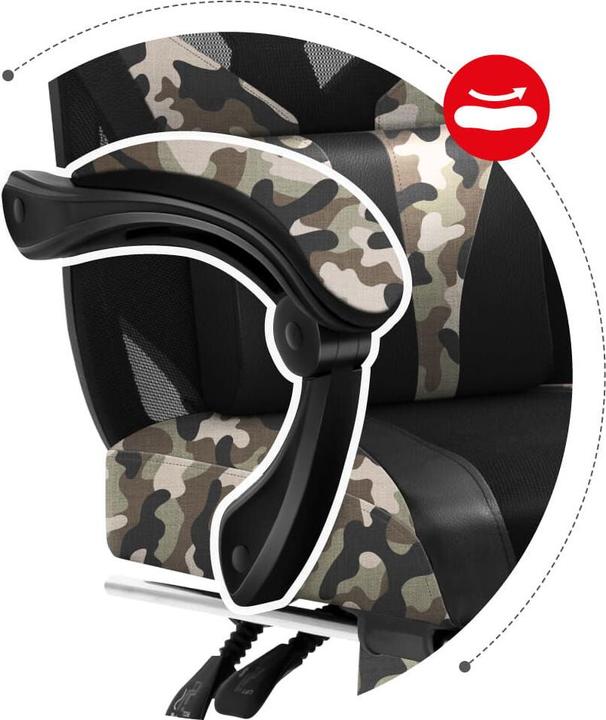 Image du produit Huzaro COMBAT 5.0 CAMO Chaise de jeu