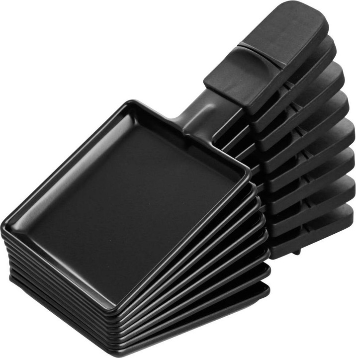 Image du produit Emerio Gril à raclette,8 poêlons,plaque de gril,fondue