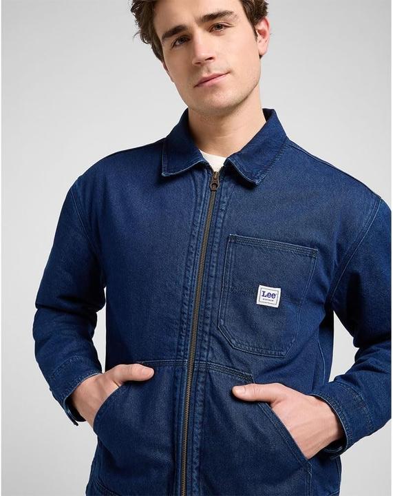 Actual product image Lee Lined Denim Jacket, Regular Fit, Machine Washable (XXL)