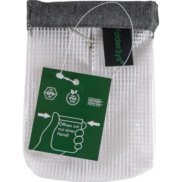 Foldersys, Mappe, SnapBag A7 schwarz/transparent (A7, 1 x)