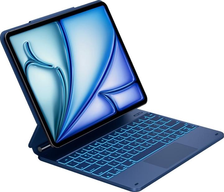 Produktbild Typecase Case Edge with Keyboard for iPad Air 13" 2024/2025 pacific blue (Apple iPad Air 13 2024, Apple iPad Air 13 2025, Apple iPad Air 13 2026)