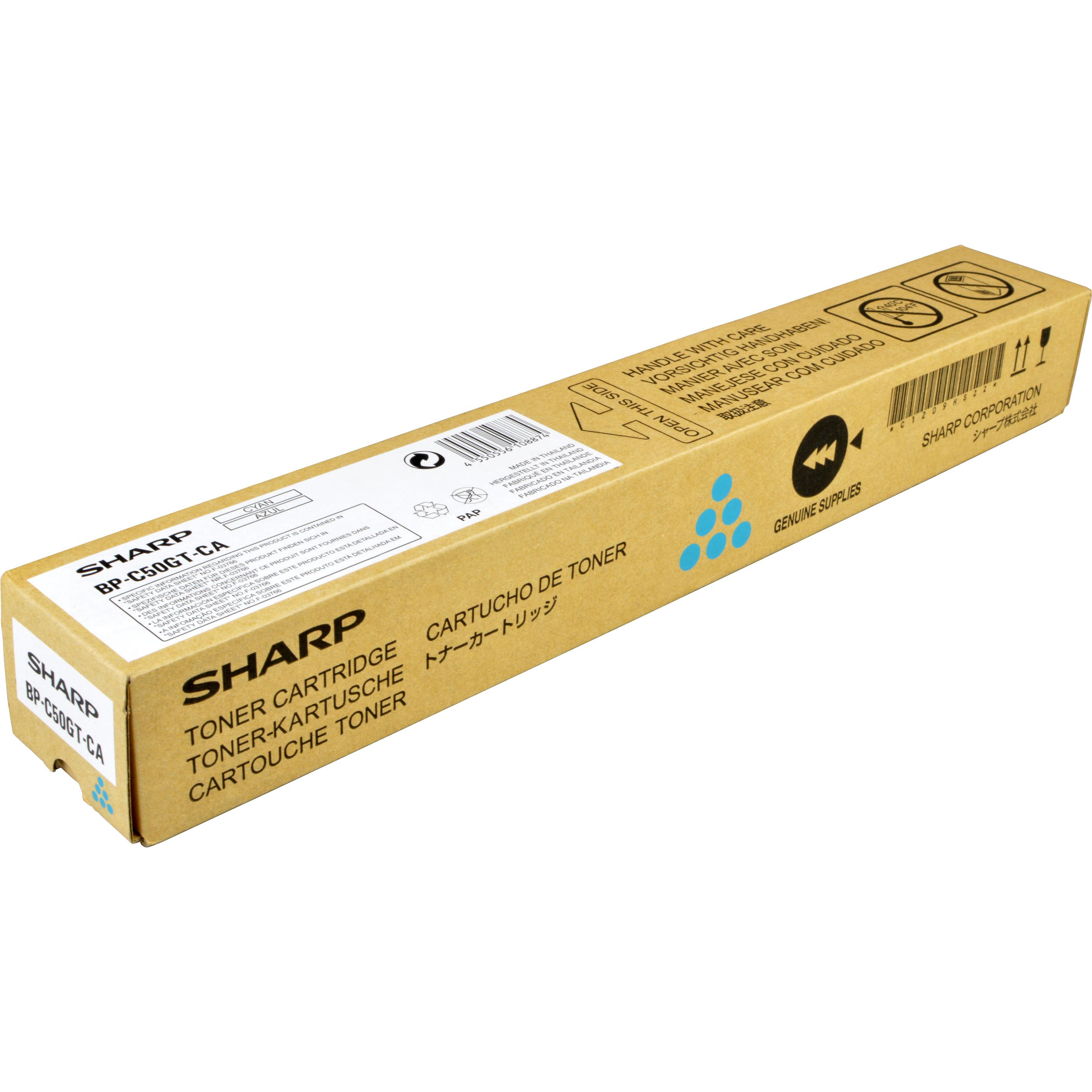 Sharp, Toner, Toner BPC50GTCA- Cyan BP-C533WR/BP-C533WD/BP-C542WD 8K (C)