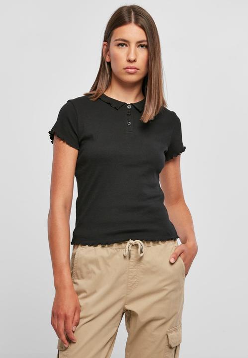 Actual product image Urban Classics Ladies Rib Polo Tee (3XL)