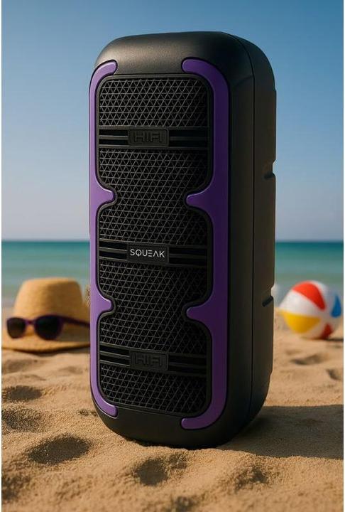 Actual product image Squeak Głośnik Karaoke Beatone Bluetooth 5.3 45w Radio Fm Microsd Aux USB USB-C Sq1009 (10 h)