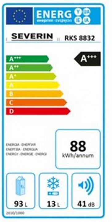 Energie-Label Severin RKS 8832 (108 l)
