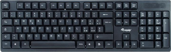 Actual product image equip Wireless combi keyboard+mouse, black, Italian (IT, Wireless)