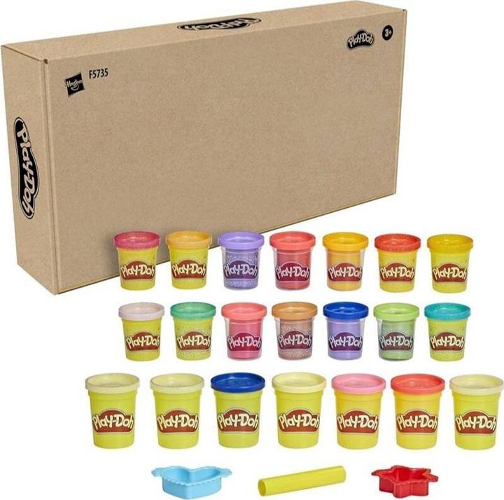 Immagine prodotto Lean Toys Play-Doh Brillante e Felice Confezione variegata con 21 vaschette, tra cui Brillantezza e