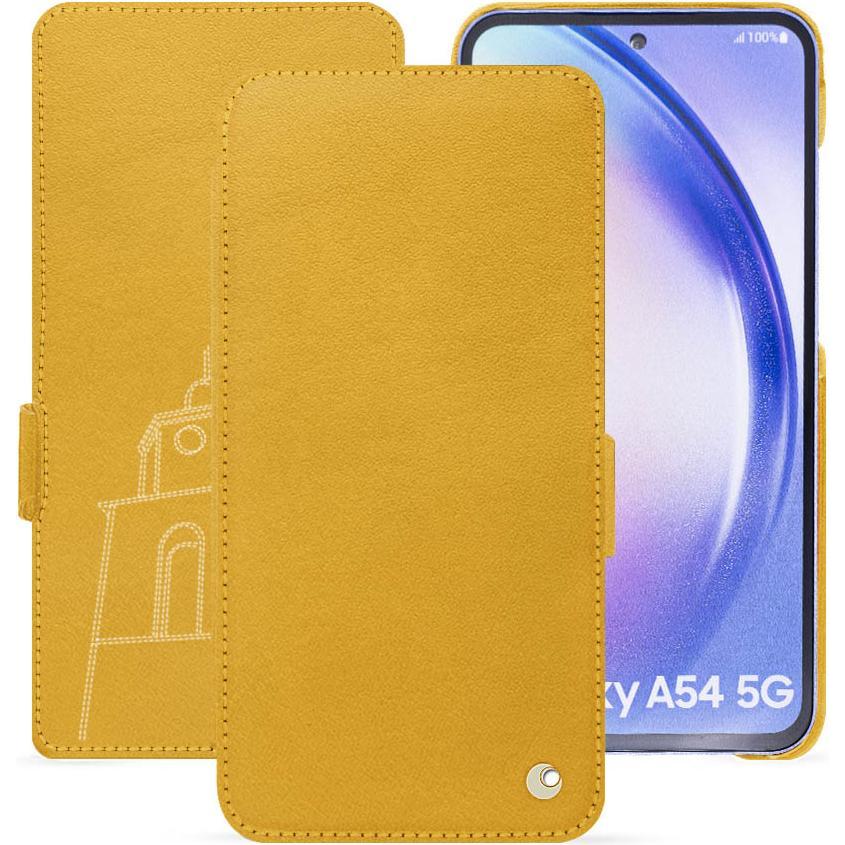 Thumbnail - Noreve Lederschutzhülle horizontal (Samsung Galaxy A54 5G), Smartphone Hülle, Orange