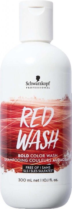 Schwarzkopf Bold Color Wash - Red Wash (300 ml, Liquid shampoo)