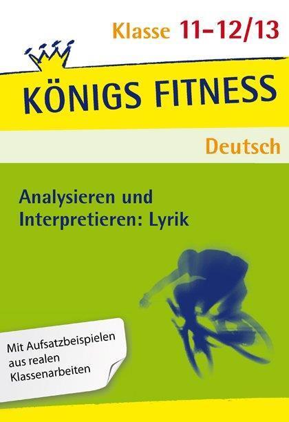 Produktbild Analysieren und Interpretieren: Lyrik - 11.-12./13. Klasse (Deutsch, Klaus Schenck)
