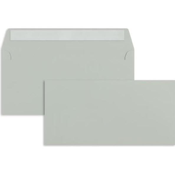 Blanke, Briefumschlag, Briefumschläge DIN C6/5 120g/qm haftklebend VE=100 Stück grau (C6/5, 100 x)