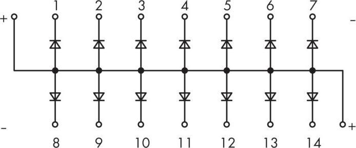 Produktbild Wago Kontakttechnik Dopeltes Diodengatter 289-121
