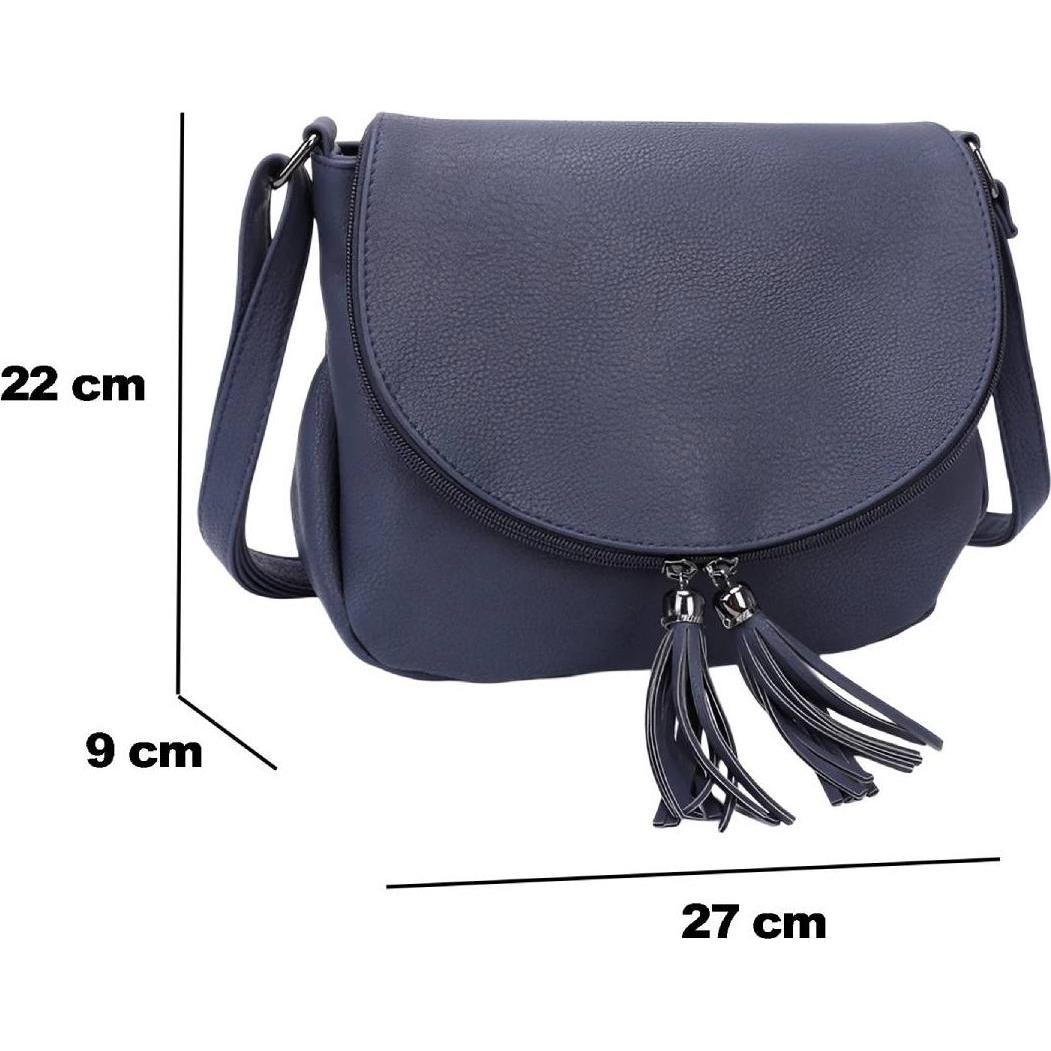 Thumbnail - Gallantry, Handtasche, Zipper Umhängetasche, Blau