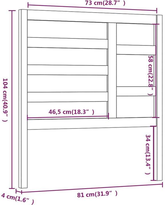 Immagine prodotto VidaXL Edan (81 x 4 x 104 cm)