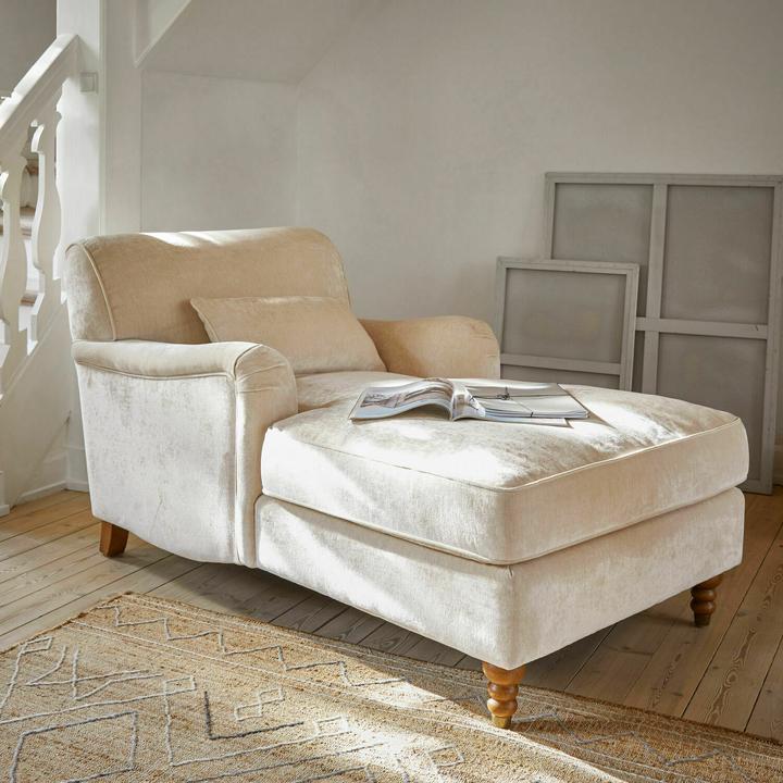Produktbild Loberon Chaiselongue Isa creme
