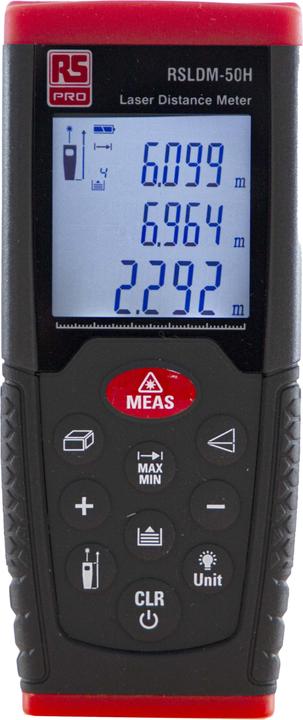 Immagine prodotto RS PRO 50m Distance Meter (50 m, 635 nm)