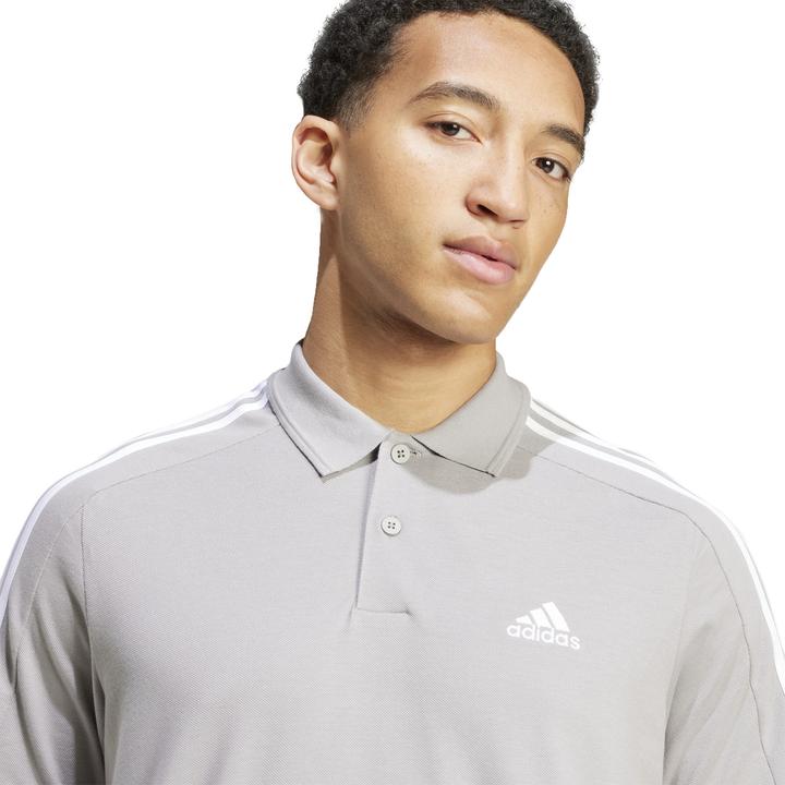 Actual product image adidas embroidered polo shirt essentials 3-stripes small logo (3XL)