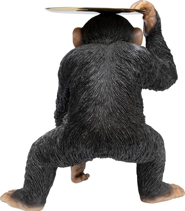Actual product image Kare Design Decorative figure Butler Playing Chimp Black 52cm